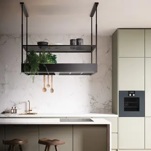 Вытяжка Falmec Spazio 130 Island black matt фото 2 в Ростове-на-Дону