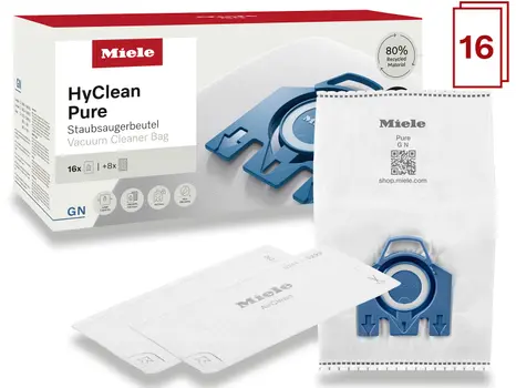 Мешки для пылесосов Miele GN XXL HyClean 3D PURE (16 мешков и 8 фильтров) фото 1 в Ростове-на-Дону
