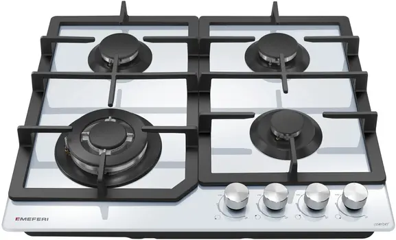 Газовая панель MEFERI MGH604WH GLASS COMFORT фото 3 в Ростове-на-Дону