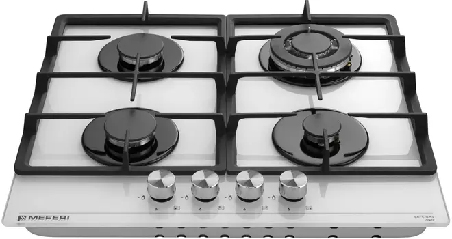 Газовая панель MEFERI MGH604WH GLASS POWER фото 3 в Ростове-на-Дону