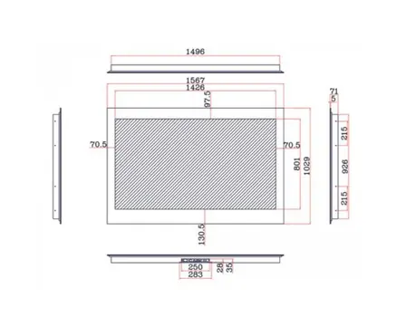 Телевизор для ванной комнаты AVEL AVS655SMFM (AVS655SM Mirror) фото 3 в Ростове-на-Дону
