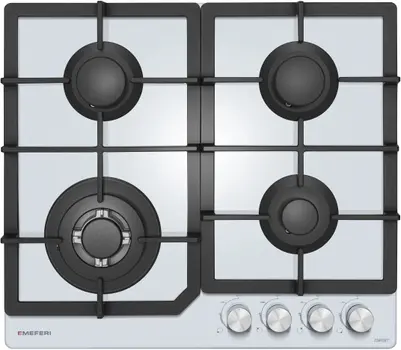 Газовая панель MEFERI MGH604WH GLASS COMFORT фото 2 в Ростове-на-Дону