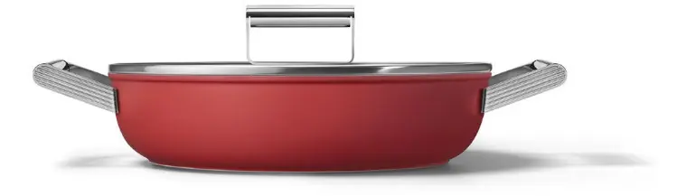 Глубокая сковорода с крышкой Smeg CKFD2811RDM фото 2 в Ростове-на-Дону