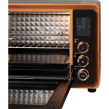 Мини-печь HIBERG PR 400 Gold moon фото 3 в Ростове-на-Дону