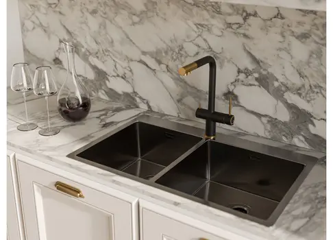 Смеситель RIVELATO Lugano 1523513 nero oro фото 2 в Ростове-на-Дону Смеситель RIVELATO Lugano 1523513 nero oro фото 2 в Ростове-на-Дону