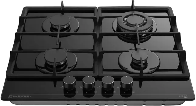 Газовая панель MEFERI MGH604BK GLASS POWER фото 3 в Ростове-на-Дону