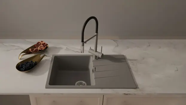 Смеситель RIVELATO Adria 1523517 grigio cromo фото 3 в Ростове-на-Дону Смеситель RIVELATO Adria 1523517 grigio cromo фото 3 в Ростове-на-Дону