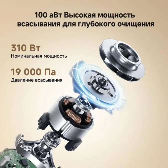 Беспроводной пылесос Dreame R10s Essential Aqua фото 7 в Ростове-на-Дону