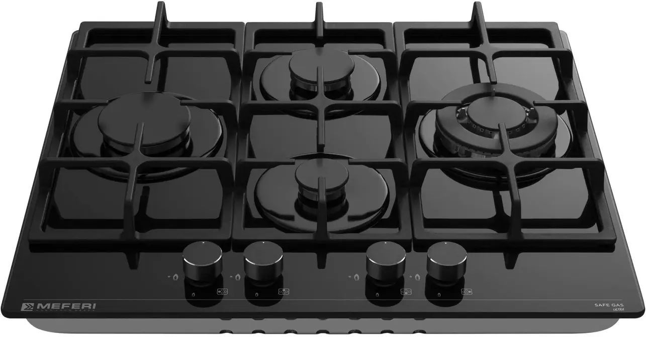 Газовая панель MEFERI MGH604BK GLASS ULTRA фото 3 в Ростове-на-Дону