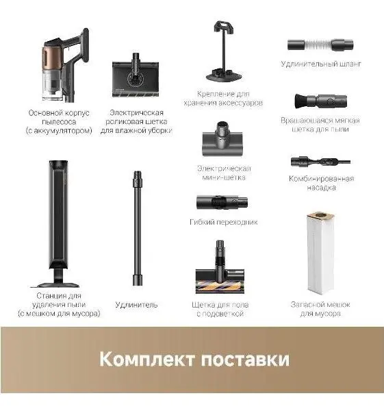 Беспроводной пылесос Dreame Z20 Aqua Cycle Station фото 23 в Ростове-на-Дону