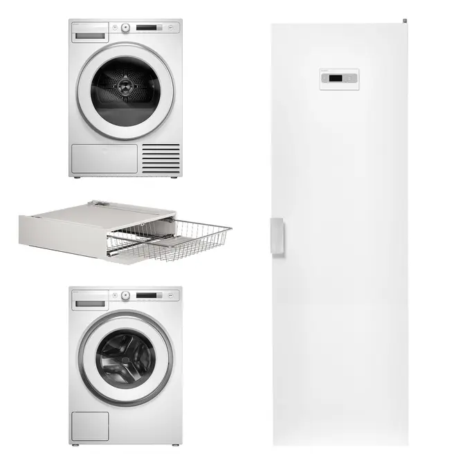 Asko Logic 19 2026 (стиральная машина W3114CXLW + сушильная машина T310HCXLW.P+сушильный шкаф DC7784 V.W+корзина для белья HB150W) фото 1 в Ростове-на-Дону