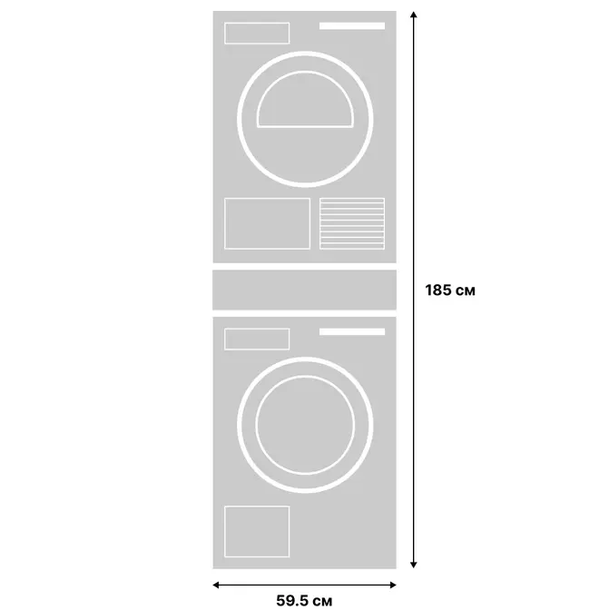 Asko Logic 12 2025 (стиральная машина W4086C.T/3 + сушильная машина T408HD.T.P + выдвижная полка с корзиной HDB1153T) фото 2 в Ростове-на-Дону
