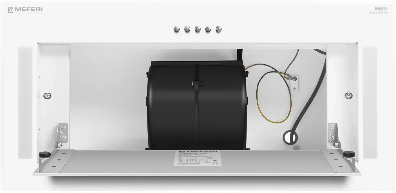 Вытяжка MEFERI INBOX60WH GLASS POWER фото 7 в Ростове-на-Дону