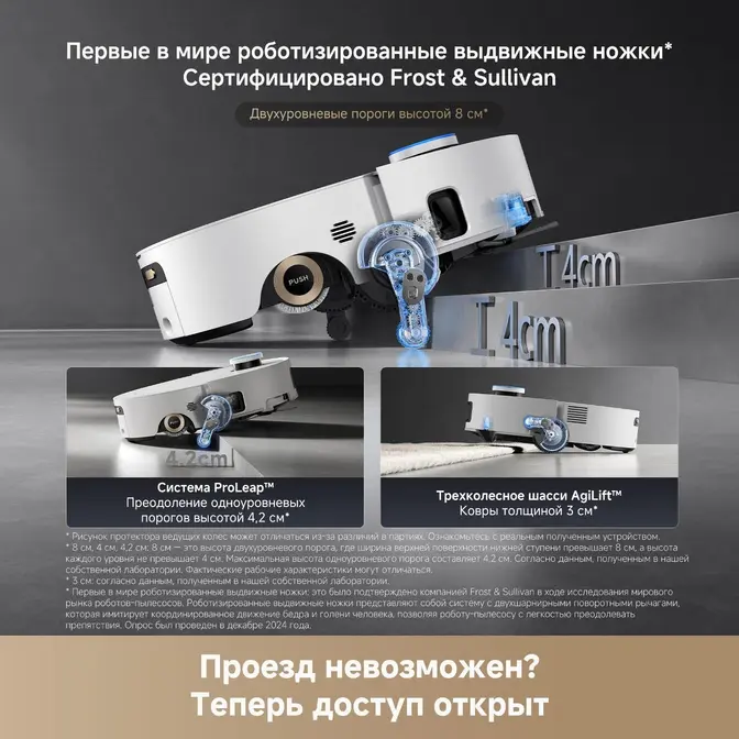 Робот-пылесос Dreame Aqua10 Ultra Roller Complete White фото 10 в Ростове-на-Дону