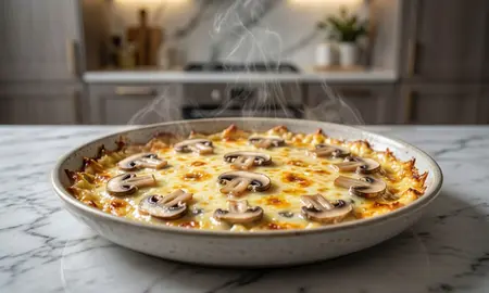 Жульен с грибами и сыром в духовке: пошаговый рецепт