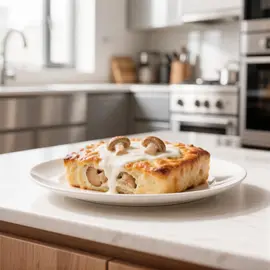 Жюльен с курицей и грибами со сливками в духовке: пошаговый рецепт