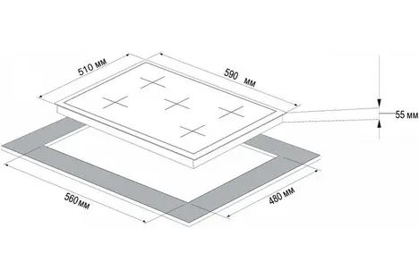 Варочная поверхность Korting HG 697 CTX фото 3 в Ростове-на-Дону Варочная поверхность Korting HG 697 CTX фото 3 в Ростове-на-Дону