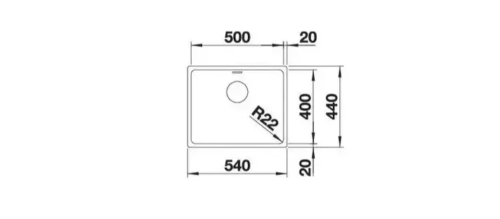 Мойка Blanco Andano 500-U фото 3 в Ростове-на-Дону