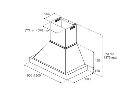 Вытяжка Bertazzoni K120HERTX+KC48HERTAV фото 3 в Ростове-на-Дону