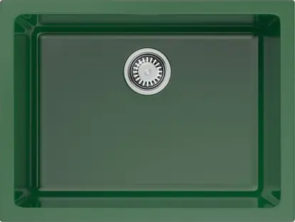 Мойка Omoikiri Okinoshima 61-U/I-RG Glossy Natceramic/royal green в Ростове-на-Дону