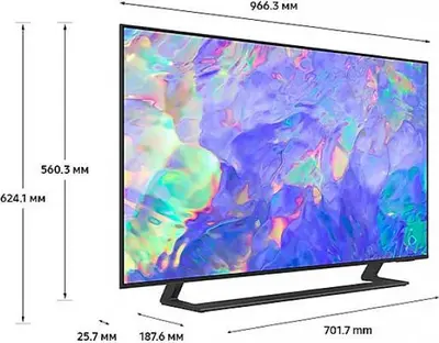 Телевизор Samsung  43" (109 см) 2023 черный Samsung UE43CU8500UXRU фото 2 в Ростове-на-Дону