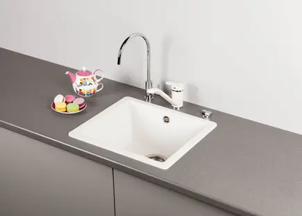 Мойка SCHOCK  Quadro 50  Cristalite мокка фото 2 в Ростове-на-Дону