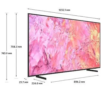 Телевизор Samsung  55" (140 см) 2023 черный Samsung QE55Q60CAU фото 3 в Ростове-на-Дону
