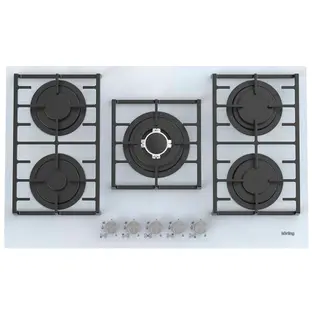Газовая стеклянная варочная панель Korting HGG 9835 CTW фото 1 в Ростове-на-Дону