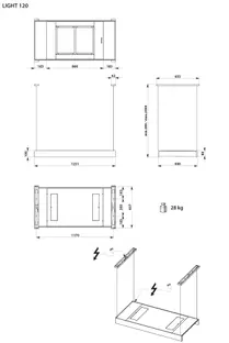 Вытяжка Falmec LIGHT 120 BLACK фото 3 в Ростове-на-Дону Вытяжка Falmec LIGHT 120 BLACK фото 3 в Ростове-на-Дону