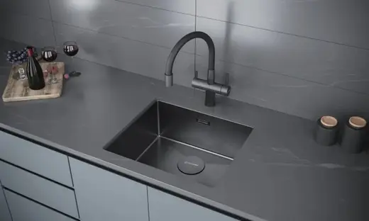 Мойка кухонная KUCHENSTERN KRAFT 50 501SS50 Нержавеющая сталь фото 2 в Ростове-на-Дону