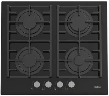 Газовая стеклянная варочная панель Korting HGG 6805 CN фото 1 в Ростове-на-Дону