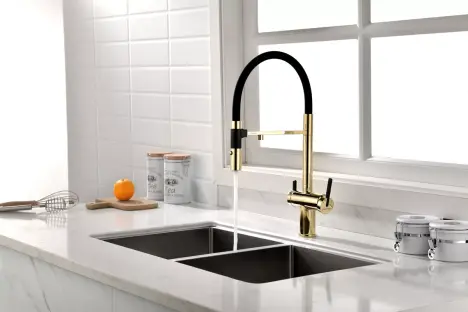 Смеситель Paulmark GRAVITY Gr213888-G золото фото 2 в Ростове-на-Дону