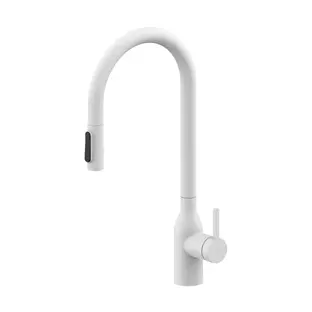 Смеситель Paulmark UNIVERSAL Un213880-WH белый матовый фото 1 в Ростове-на-Дону