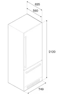 Холодильник Bertazzoni REF75PIXL петли слева фото 1 в Ростове-на-Дону Холодильник Bertazzoni REF75PIXL петли слева фото 1 в Ростове-на-Дону