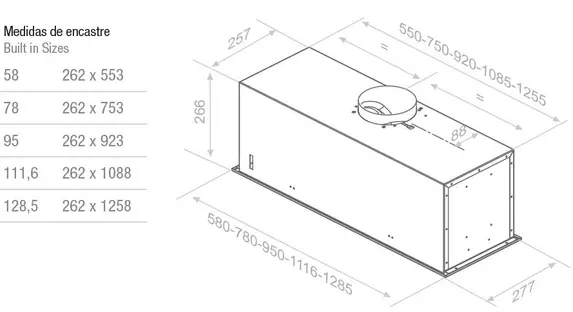Вытяжка Pando EVO/580.11 INOX V.850 SEC фото 2 в Ростове-на-Дону