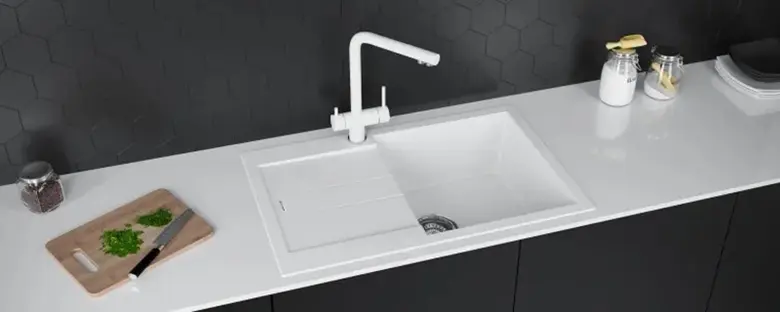 Мойка кухонная KUCHENSTERN PLAT 50 206TN20 Титан фото 2 в Ростове-на-Дону