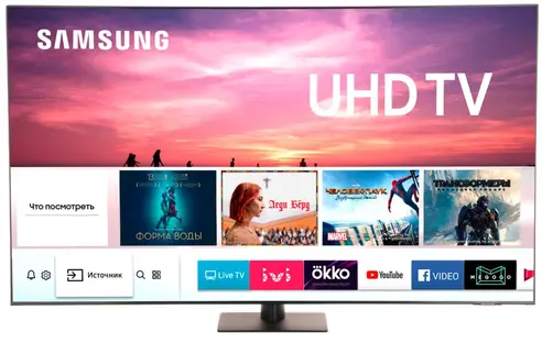 Телевизор Samsung  75" (191 см) 2021 темно-серый Samsung QE75Q70AAU фото 1 в Ростове-на-Дону