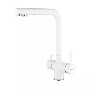 Смеситель Paulmark SKALEN Sk213020-WH белый матовый фото 1 в Ростове-на-Дону