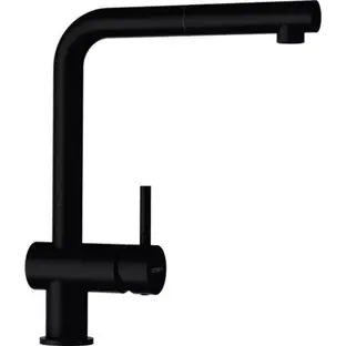 Смеситель SCHOCK Epos-D Black Edition, выдвижной излив черный матовый в Ростове-на-Дону