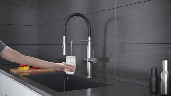 Смеситель KUCHENSTERN ELIT-FE 407SS40 Нержавеющая сталь фото 2 в Ростове-на-Дону Смеситель KUCHENSTERN ELIT-FE 407SS40 Нержавеющая сталь фото 2 в Ростове-на-Дону