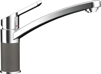 Смеситель Schock SC-90 , Cristadur хром/серебристый камень в Ростове-на-Дону