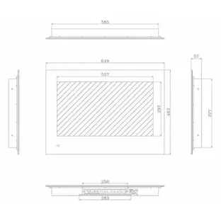 Телевизор для ванной комнаты AVEL AVS245SMWF (AVS245SM White) фото 2 в Ростове-на-Дону