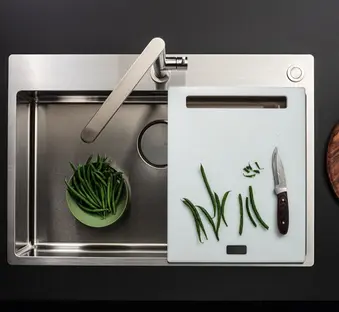 Мойка Falmec GARDA 40 CM INOX (FLUSH/TOPMOUNT) фото 3 в Ростове-на-Дону