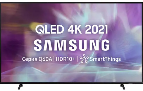 Телевизор Samsung  55" (140 см) 2021 черный Samsung QE55Q60ABU фото 1 в Ростове-на-Дону