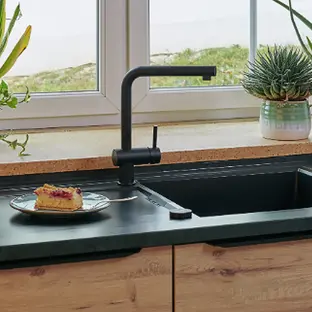 Смеситель SCHOCK Epos-D, Cristalite, выдвижной излив баварский камень фото 3 в Ростове-на-Дону