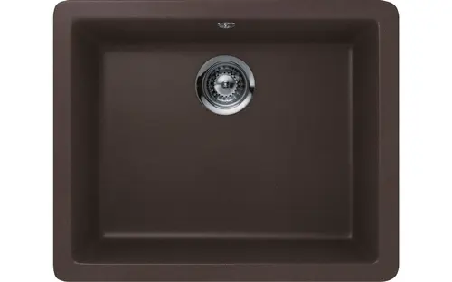 Мойка SCHOCK  Quadro 60 (N-100) Cristalite 550x430 (подстольный монтаж) мокка в Ростове-на-Дону