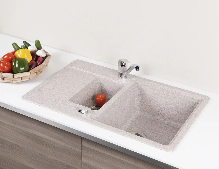 Мойка SCHOCK  Cambridge 60 D  Cristalite мокка фото 2 в Ростове-на-Дону