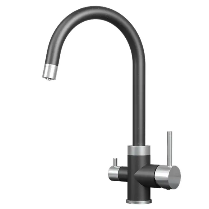 Смеситель GRANULA 5169, ШВАРЦ фото 1 в Ростове-на-Дону