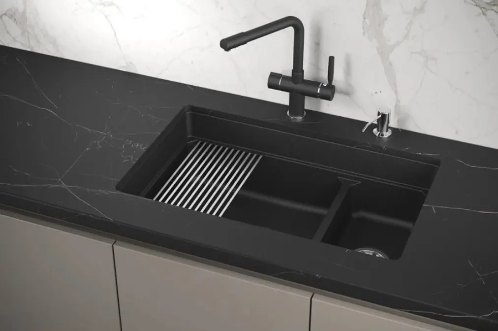 Мойка GRANULA Kitchen Space 7304U, ЧЁРНЫЙ фото 5 в Ростове-на-Дону