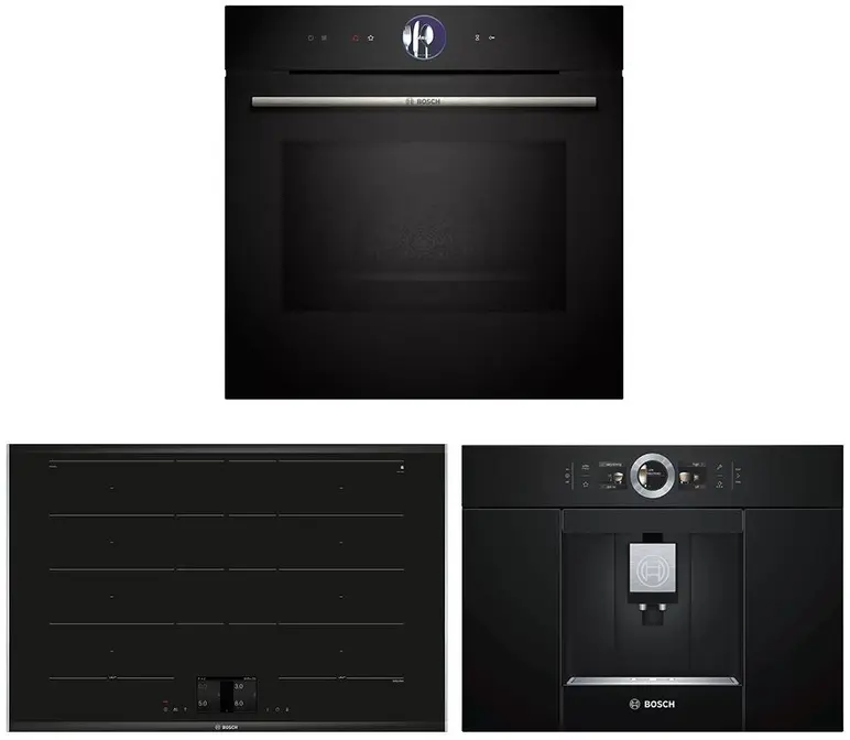 Bosch (духовой шкаф HMG776NB1 + варочная панель PXY875KV1E + кофемашина CTL636EB6) в Ростове-на-Дону